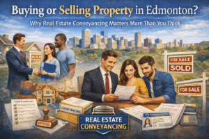 Buy Sell Property in Edomonton with professional real estate conveyancing services, legal paperwork, contracts, and property transfer support